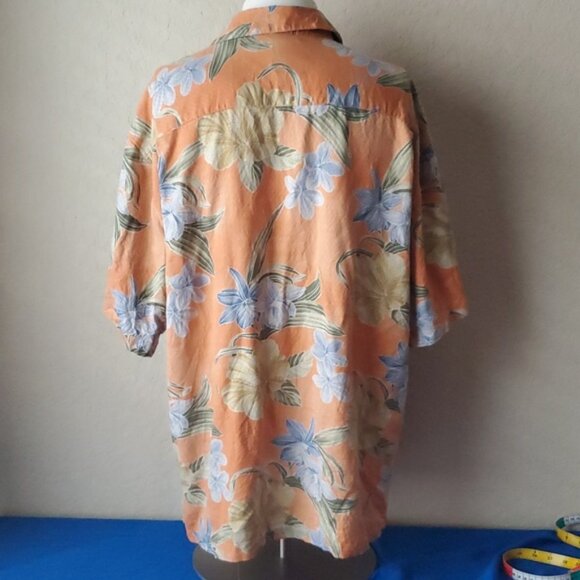 VTG XXL 100% Silk Jamaica Jaxx Silk Button Down Short Sleeve Shirt - Picture 2 of 5